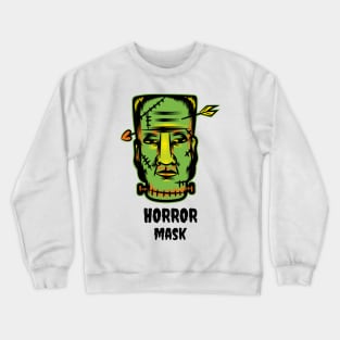 Halloween Mask, Horror Mask, Horror T-Shirt, Horror film, Halloween costume Short. Crewneck Sweatshirt